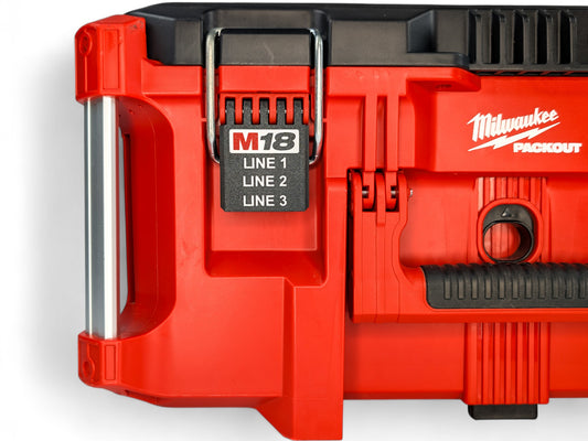 Milwaukee Packout Latches LARGE Personalised