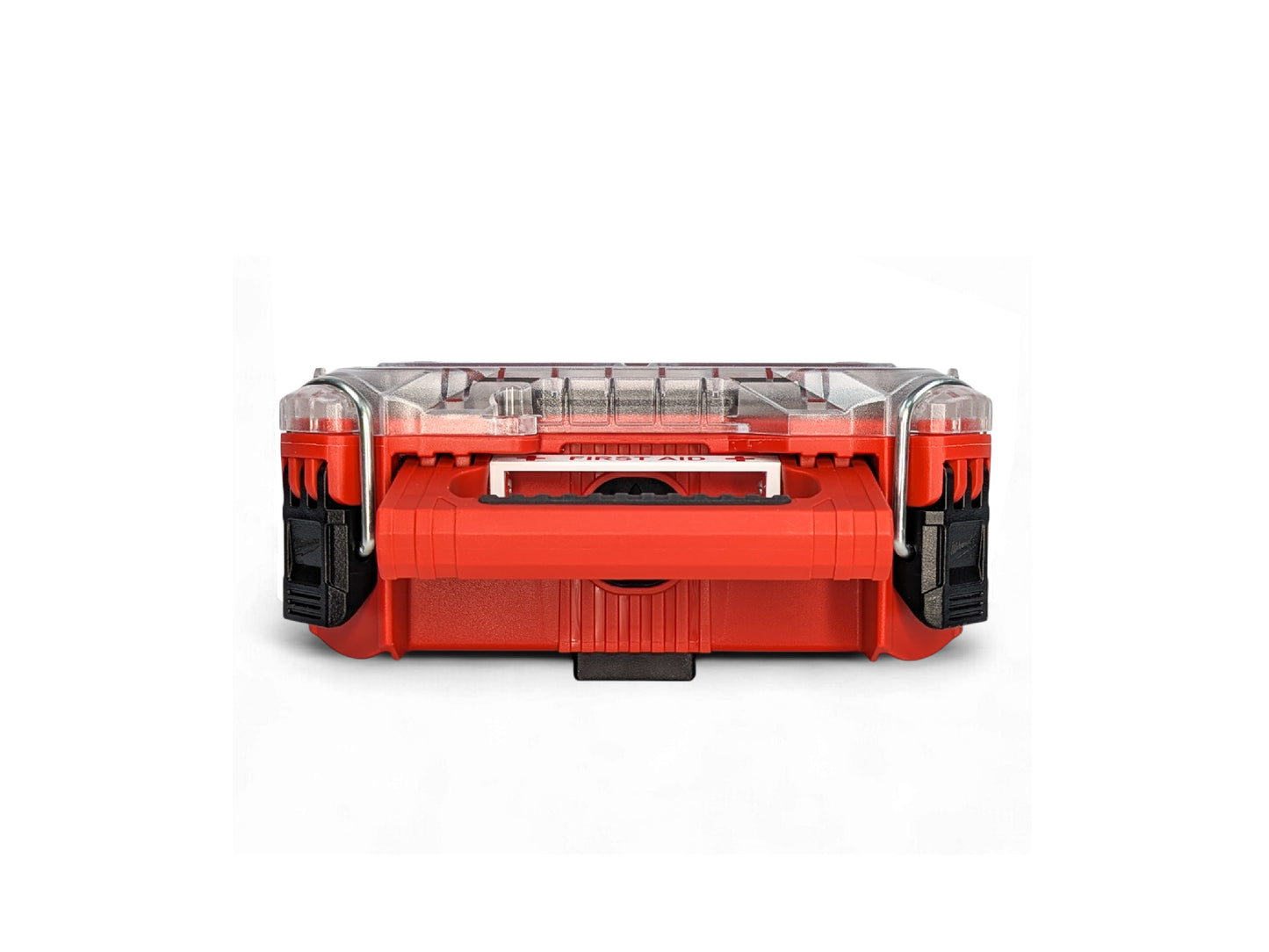 Milwaukee Packout Compact Organizer First Aid Latches, Handle & Handle Label SMALL Red and White