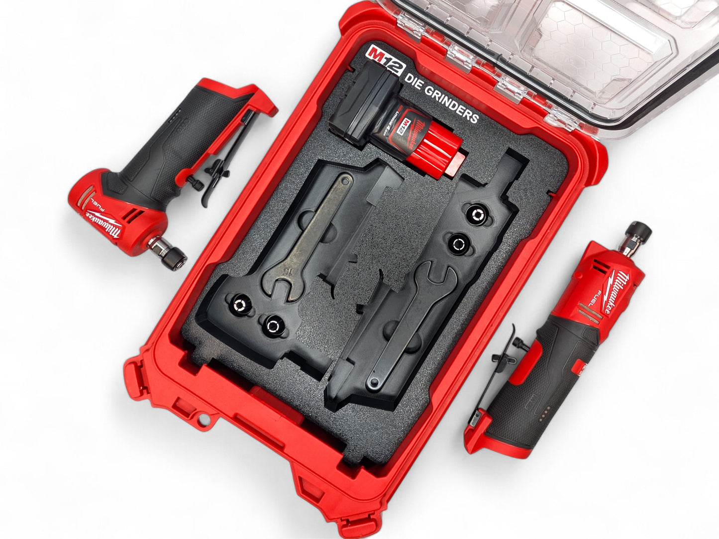 Milwaukee Packout M12 Right Angle & Straight Die Grinder Duo Insert