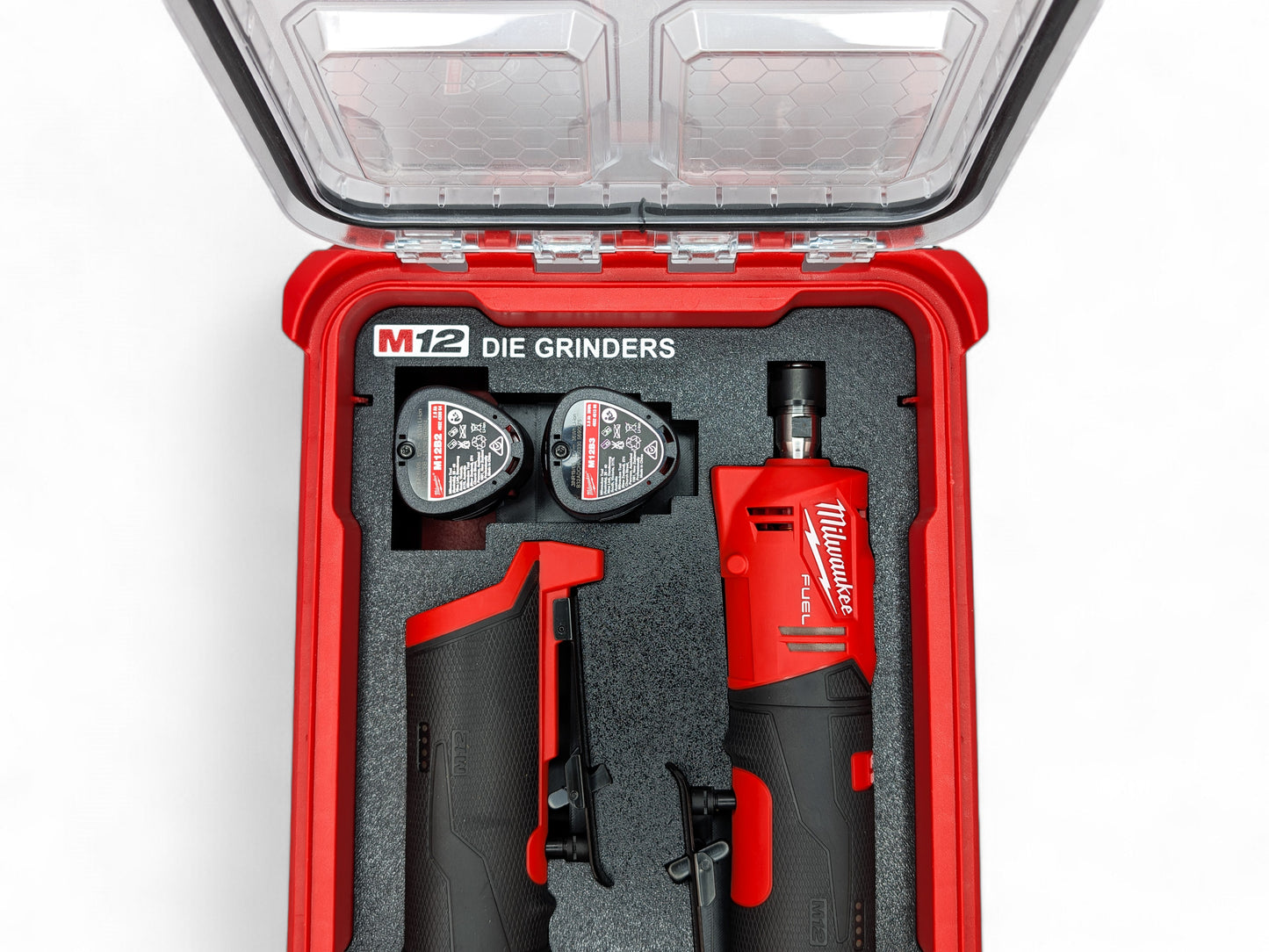 Milwaukee Packout M12 Right Angle & Straight Die Grinder Duo Insert