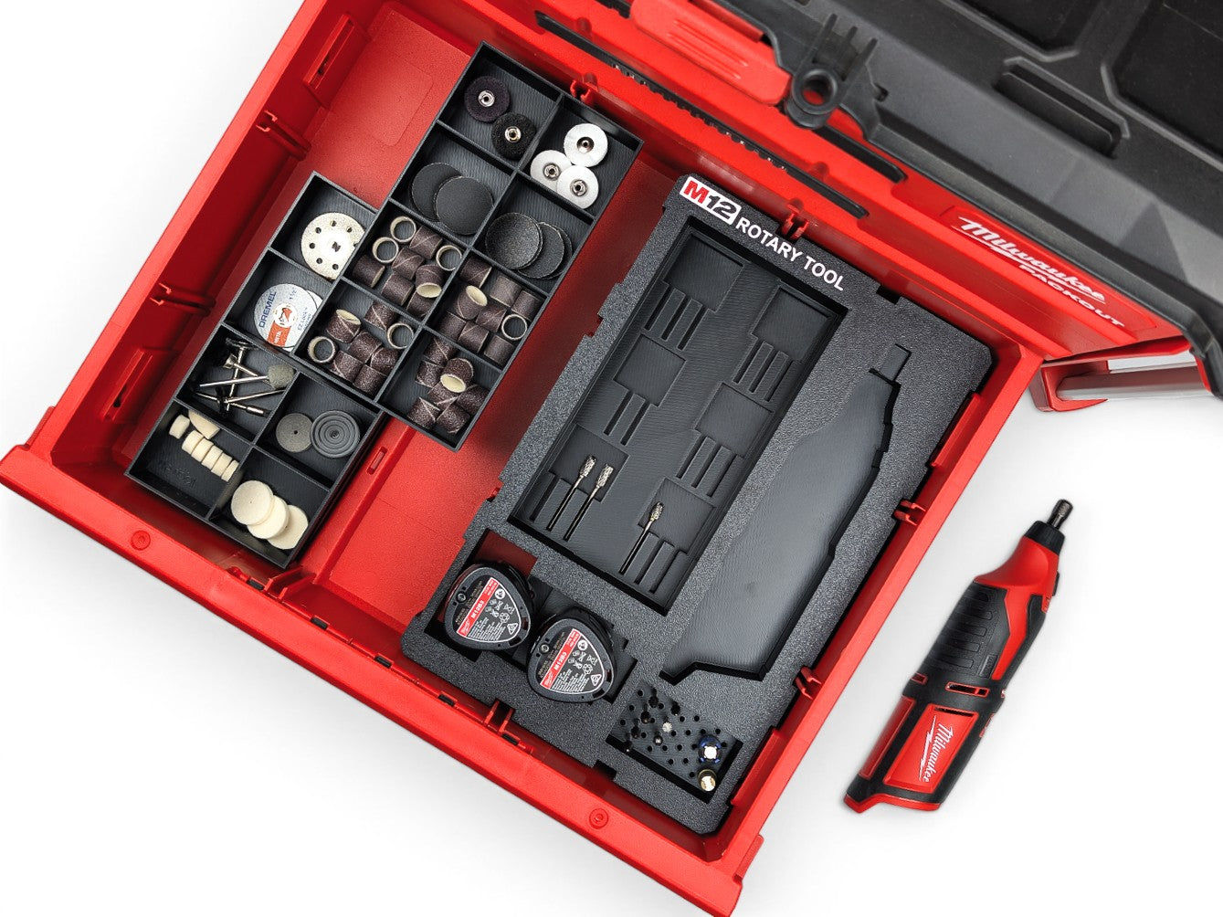Milwaukee Packout M12 Cordless Rotary Tool Insert