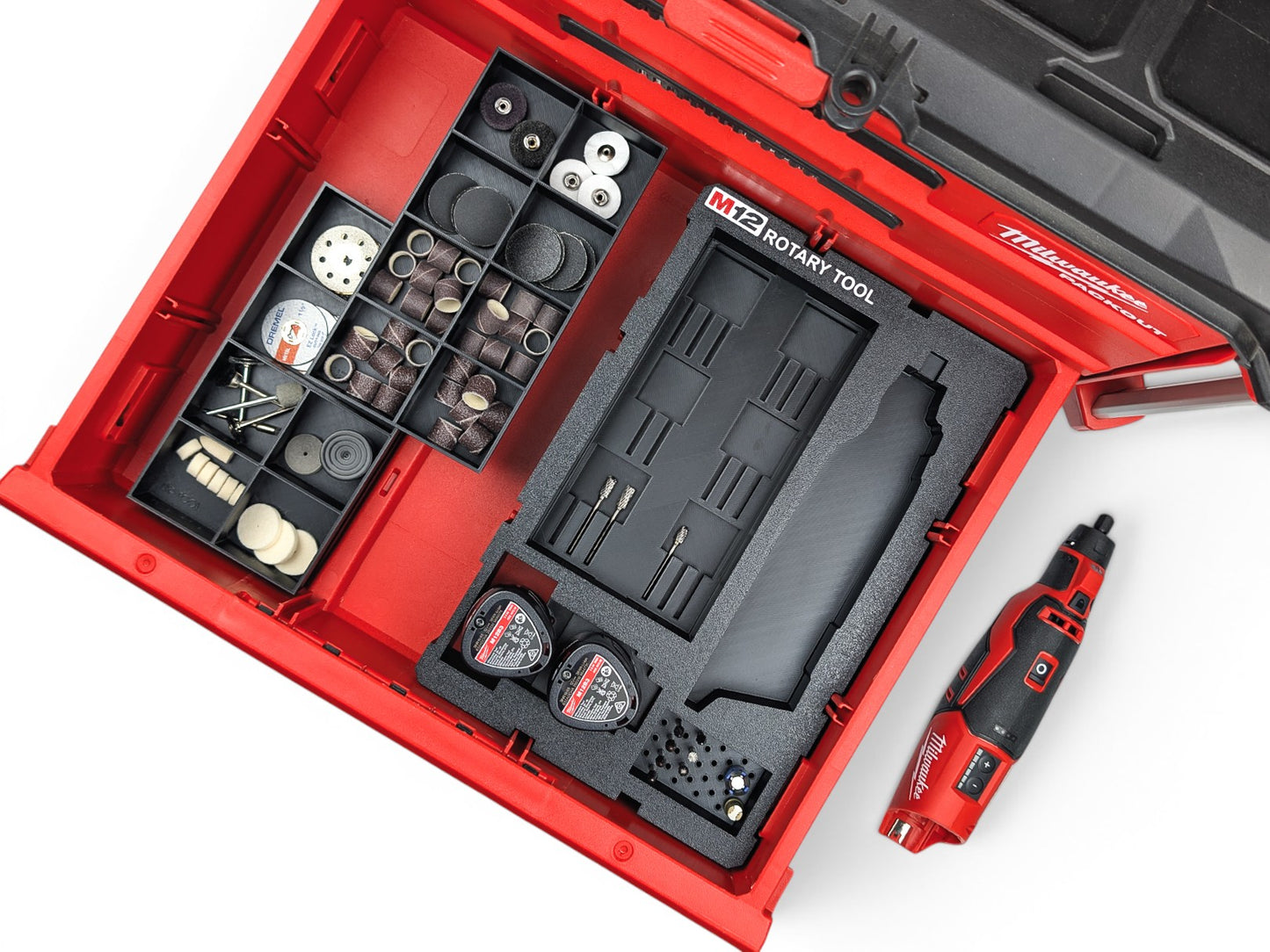 Milwaukee Packout M12 Brushless Rotary Tool Insert