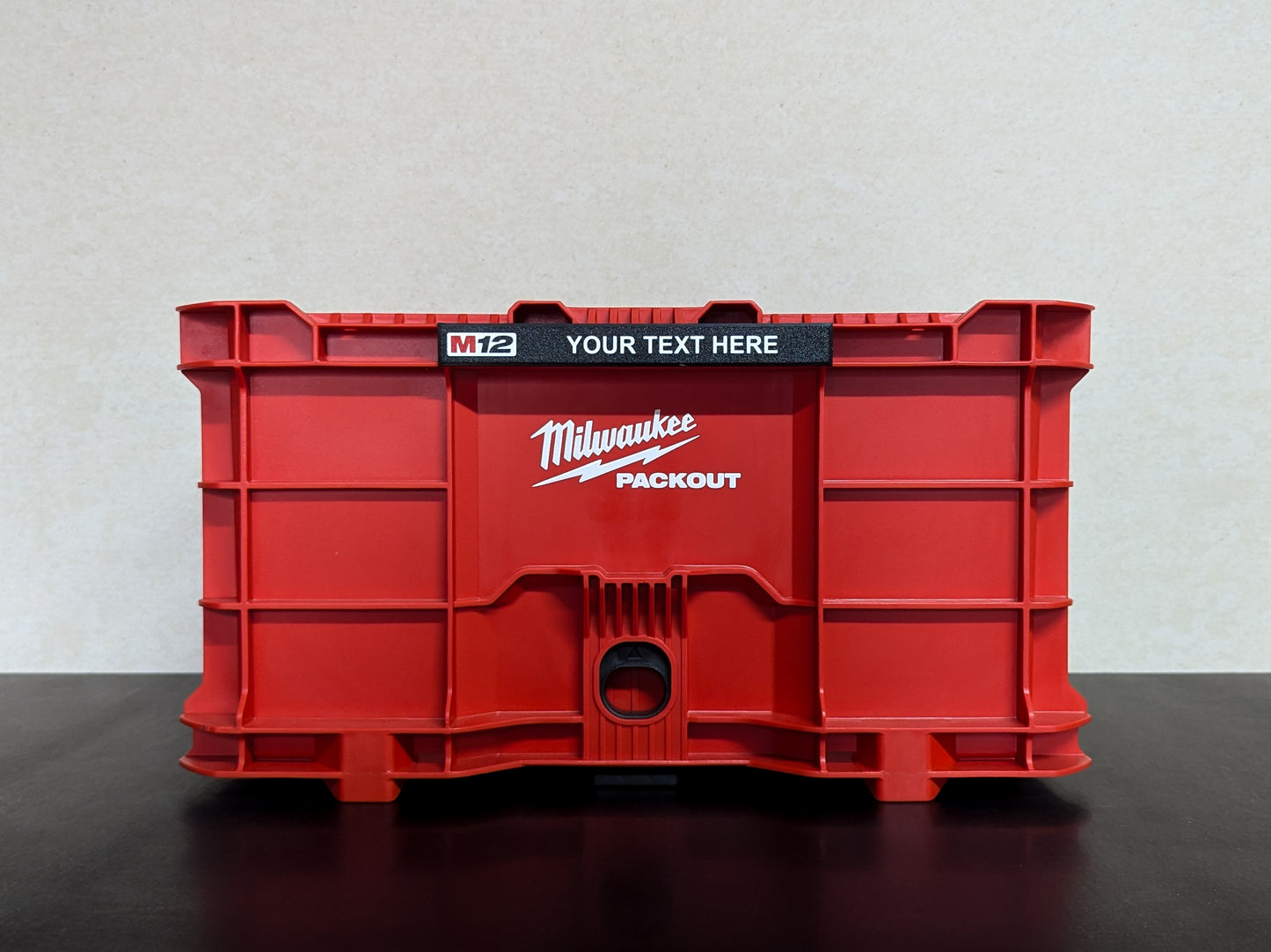 Milwaukee Packout Crate Label