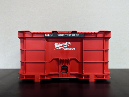Milwaukee Packout Crate Label