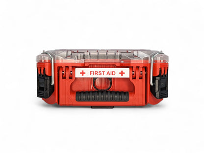 Milwaukee Packout Compact Organizer First Aid Latches, Handle & Handle Label SMALL Red and White