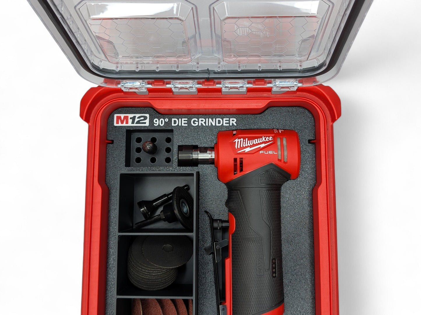 Milwaukee Packout M12 Right Angle Die Grinder Insert