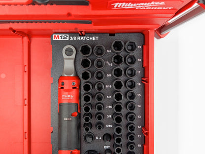 Milwaukee Packout M12 3/8 Ratchet Insert