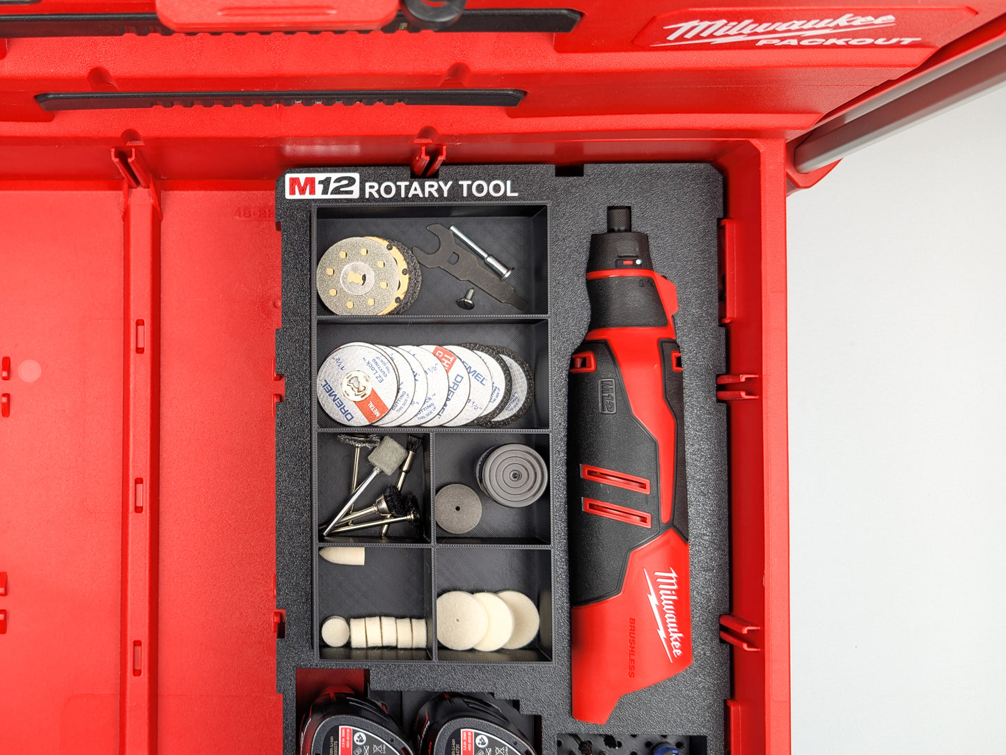 Milwaukee Packout M12 Brushless Rotary Tool Insert