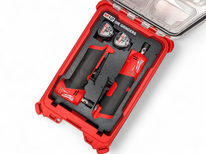 Milwaukee Packout M12 Right Angle & Straight Die Grinder Duo Insert